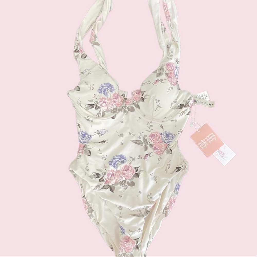 Mina Marlena x Dippin Daisys floral one piece